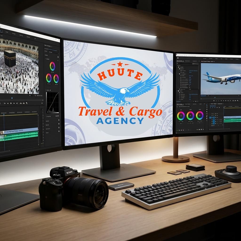 Huute Travel & Cargo Agency Eastleigh case study – Galcad Digital professional website, GMB optimization, videography and marketing services at City Mark Shopping Complex, Eastleigh, Nairobi
